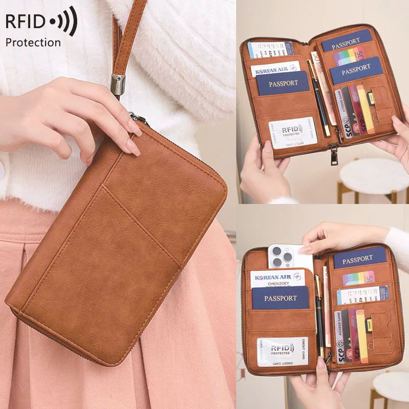 ארנק מסמכים לנסיעות עם הגנת RFID – תמונה 2
